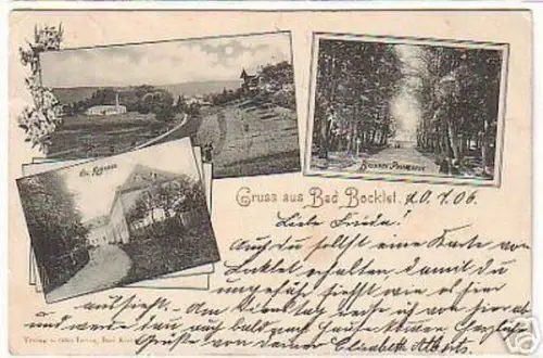 06514 Mehrbild Ak Gruß aus bad Bocklet 1906