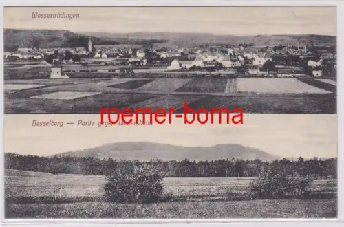 83080 Mehrbild Ak Wassertrüdingen Hesselberg Partie gegen Lentersheim 1914