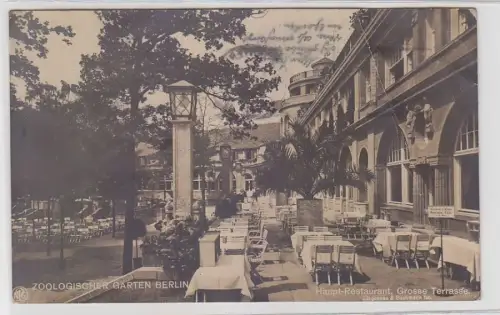 70992 Ak Zoologischer Garten Berlin Hauptrestaurant 1919