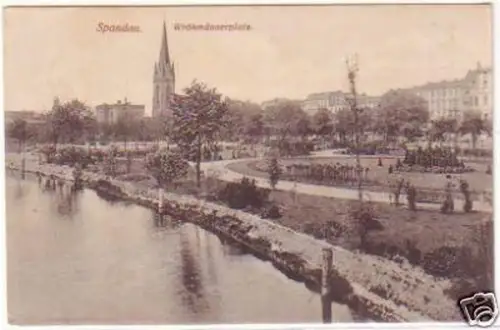 25641 Feldpost Ak Spandau Wröhmännerplatz 1917