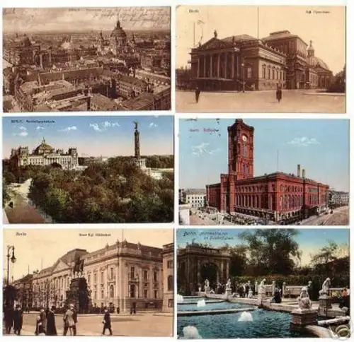 00738/6 Ak Berlin Reichstag usw. um 1920