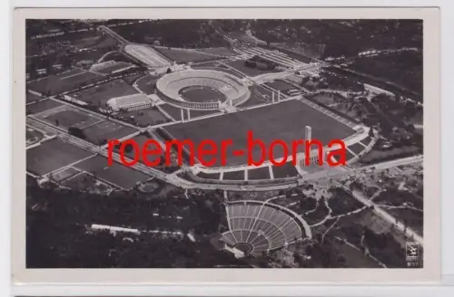 81482 Foto Ak Berlin Olympia-Stadion Gesamtansicht aus der Luft 1936