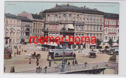 38991 Ak Berlin Potsdamer Brücke um 1910