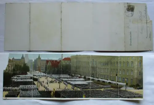 96641/ 5fach Klapp Ak Berlin Rekrutenvereidigung kgl. Schloß 1904