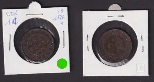 1 Cent Kupfer Münze Kanada Prinz Edward Inseln 1871 ss (172136)