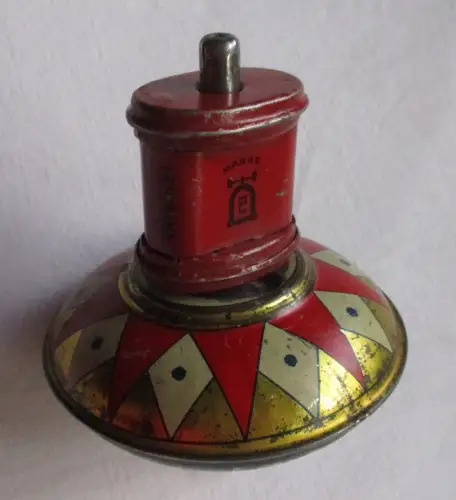 Blechspielzeug, HOP-HOP Kreisel von Lehmann 1913 Nr.676, bespielt (104100)