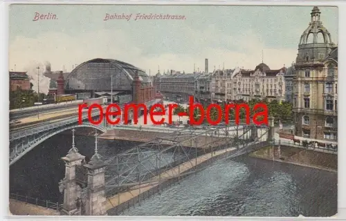 80104 Ak Berlin Bahnhof Friedrichstrasse um 1920