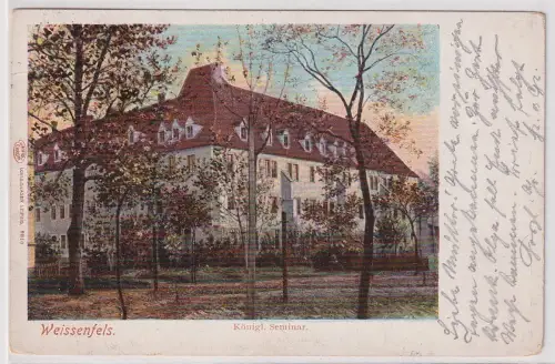 39223 AK Weissenfels - Königliches Seminar, Louis Glaser Leipzig 1901