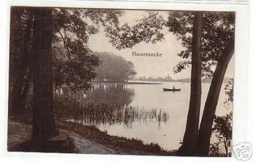 07574 Ak See "Husarenecke" bei Berlin um 1920