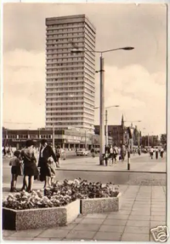 12821 Ak Frankfurt Oder Hochhaus am Platz der Republik
