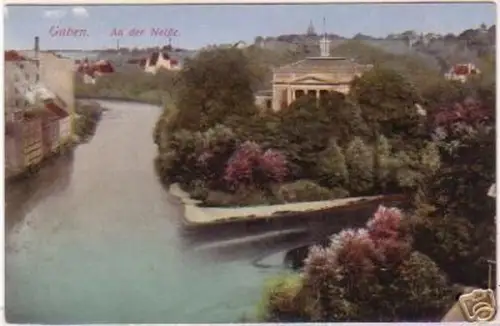 18264 Feldpost-Ak Guben - An der Neiße 1916