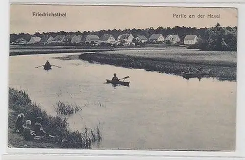 61894 Ak Friedrichsthal Partie an der Havel um 1930