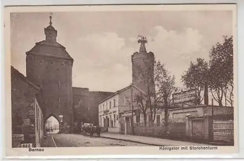 44745 Ak Bernau Königstor mit Storchenturm 1936