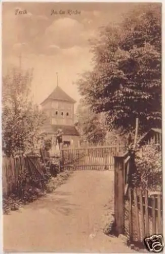 24688 Ak Ferch am Schwielowsee an der Kirche 1915