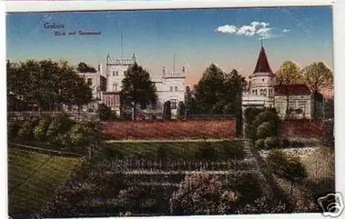31402 Ak Guben Blick auf Sanssouci um 1940