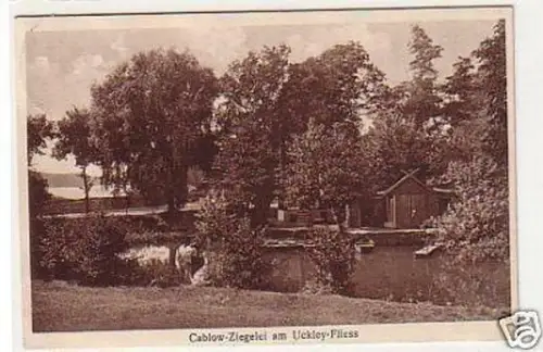 31937 Ak Cablow Ziegelei am Uckley Fliess 1933