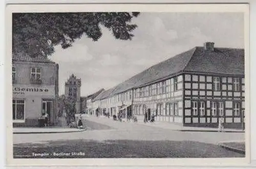 39880 Ak Templin Berliner Strasse 1958