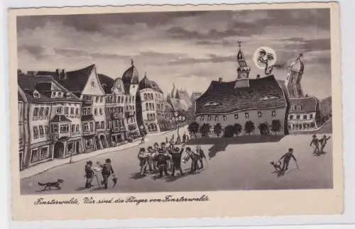 87777 Ak Finsterwalde 'Wir sind die Sänger von Finsterwalde' um 1930