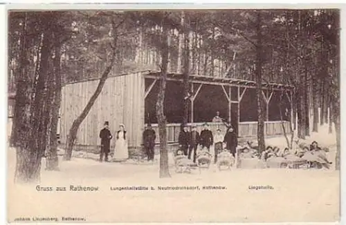 33611 Ak Gruß aus Rathenow Lungenheilstätte um 1910