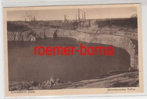 81169 Ak Kalkberge (Mark) überschwemmter Tiefbau 1942