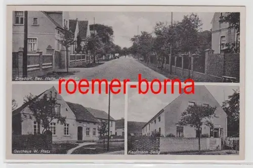 73385 Mehrbild Ak Zinsdorf Bez. Halle Gasthaus usw. um 1930