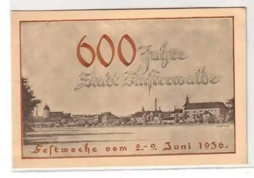 44627 Ak Festwoche 600 Jahre Stadt Finsterwalde 1936