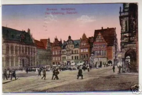 08870 Ak Bremen Der Schütting Ratscafé 1924