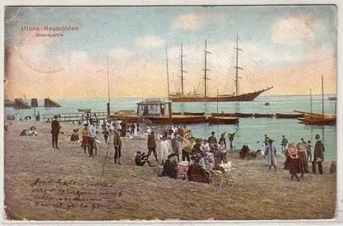 59397 Ak Altona Neumühlen Strandpartie 1900