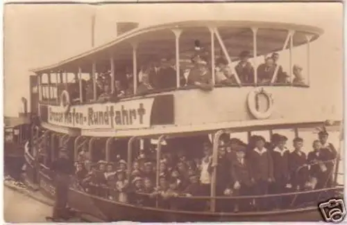 20237 Ak Hamburg große Hafenrundfahrt um 1930