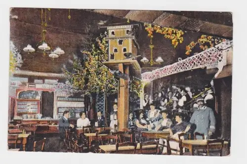 74128 Ak Hamburg Restaurant Original Bauernschänke 1914