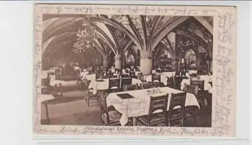 37798 Ak Frankfurt a.M. Wein Restaurant Ratskeller 1920