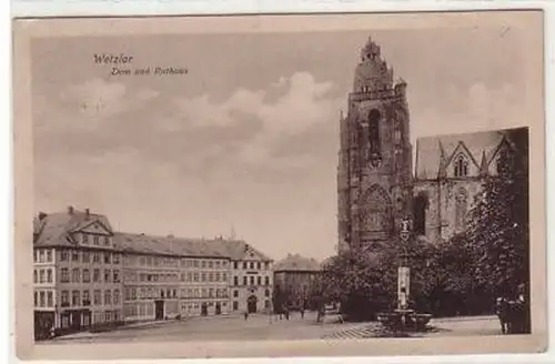 04533 Feldpost Ak Wetzlar Dom und Rathaus 1916