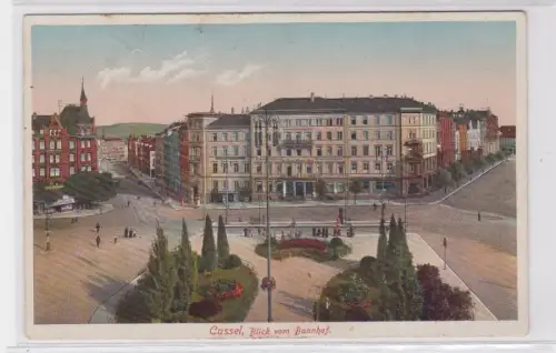 90614 Feldpost AK Cassel - Blick vom Bahnhof 1918