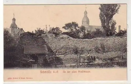 25378 Ak Schmölln S.-A. an der Stadtmauer um 1910