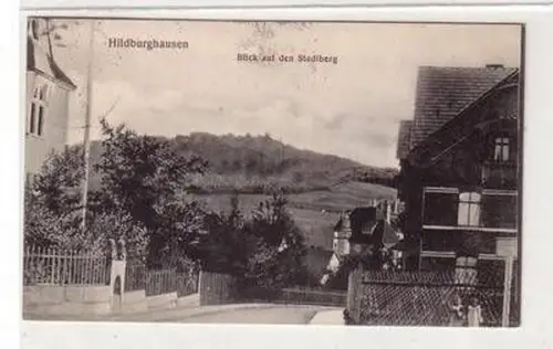 56398 Ak Hildburghausen Blick auf den Stadtberg 1908