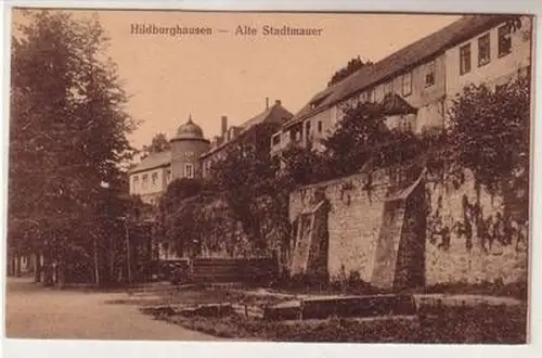 56397 Ak Hildburghausen alte Stadtmauer um 1930