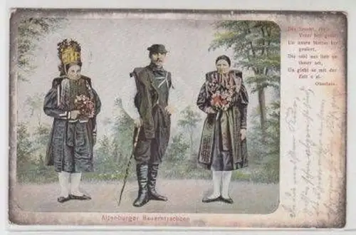 46380 Ak Altenburger Bauerntrachten 1908