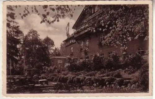 54667 Ak Eisenach Waldhotel Pension Sophienau um 1950