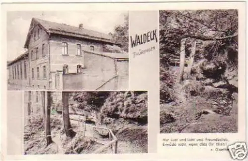 23247 Mehrbild Ak Waldeck Thüringen 1966