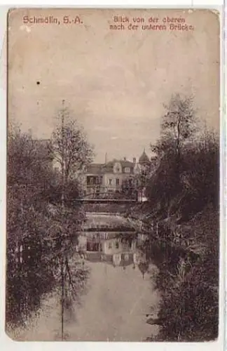 34661 Ak Schmölln S.-A. unter Brücke 1910