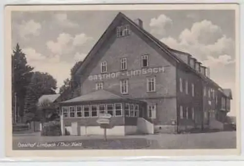 30279 Ak Gasthof Limbach Thüringer Wald 1965