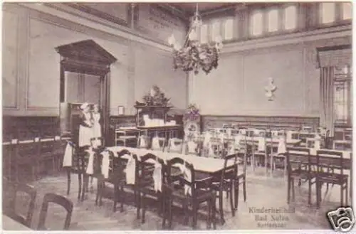 27704 Ak Kinderheilbad Bad Sulza Speisesaal 1909