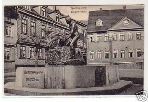 32113 Feldpost Ak Nordhausen Baltzerbrunnen 1915