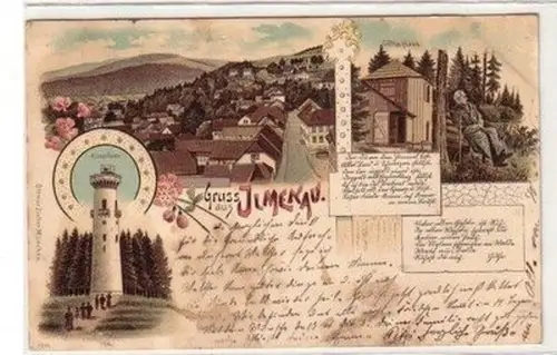 61313 Ak Lithographie Gruß aus Ilmenau 1902