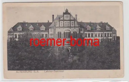 73598 Ak Altenburg S.-A. Lehrer Seminar um 1920