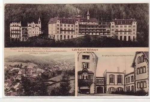 60155 Mehrbild Ak Luftkurort Sülzhayn Knappschaftsheilstätte um 1920