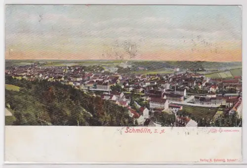 37457 Ak Schmölln S.-A. Totalansicht 1907