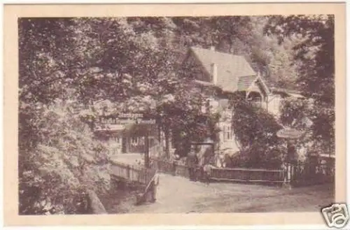 26728 Ak Gast-/ Pensionshaus Trusentaler Wasserfall 1928