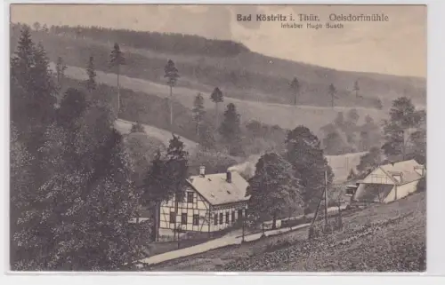 72745 Ak Bad Köstritz in Thüringen Oelsdorfmühle 1911