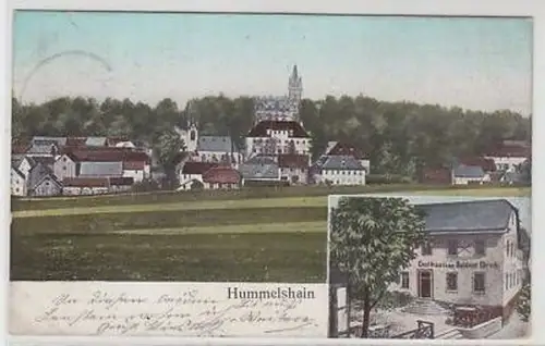 44461 Mehrbild Ak Hummelshain Gasthaus 1915